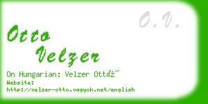 otto velzer business card